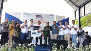 Tampil Beda, BRI Branch Office Cibadak Panen Hadiah Simpedes di Gunung Walat, Eva Lestari Nasabah BRI Unit Palasarigirang Cibadak Menang Mobil Gratis