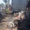 Kecelakaan bus remblong tabrak Ruko di Cianjur