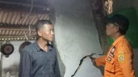 Kondisi rumah rusak akibat gempa bumi di Desa Purwabakti, Kecamatan Pamijahan, Kabupaten Bogor, Jawa Barat, Jumat (8/12/2023). (BPBD Kabupaten Bogor)