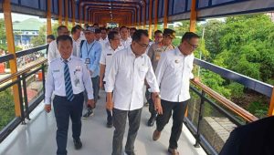 Menhub Budi Karya Resmikan Skybridge Bojonggede