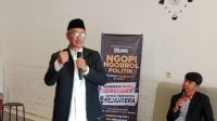Anggota DPRD Provinsi Jawa Barat dari Fraksi PKS yang juga Calon Anggota DPR RI Abdul Muiz saat mengisi kegiatan Ngopi (Ngobrol Politik) yang diadakan di Cafe Bunda Ratu Nagrak Minggu (28/01/2024).