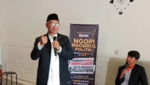 Di Kegiatan Ngopi Bareng, Abdul Muiz Jadi Idola Baru Milenial Sukabumi