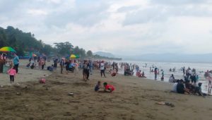 Satpol Airud Polres Sukabumi Catat Ratusan Ribu Wisatawan Kunjungi Pantai