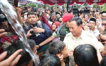 Calon Presiden Nomor Urut 2 Prabowo Subianto saat berkampanye/Ist