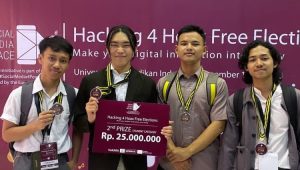 Dua Mahasiswa Nusa Putra Juara 2 Election Hackathon di Nasional