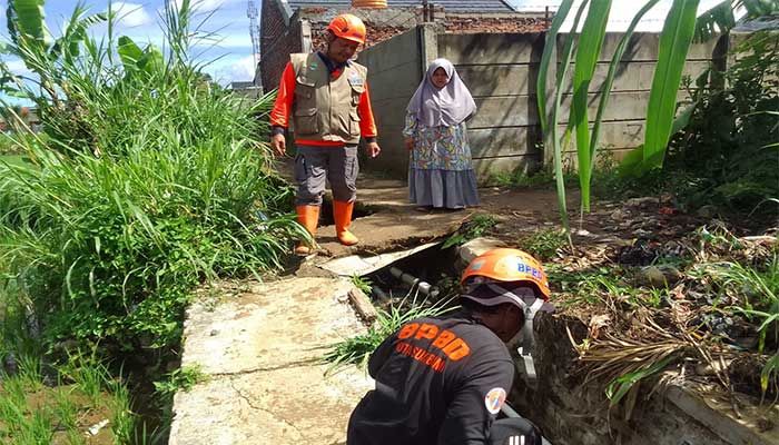 BPBD Kota Sukabumi Sisir Lokasi Rawan Banjir Limpasan