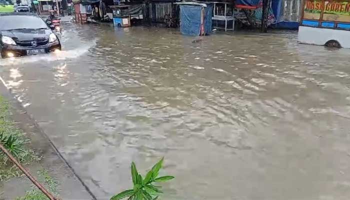 Banjir terminal Kota Sukabumi