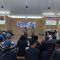 CURHAT : Suasana saat puluhan tukang ojek pangkalan dan online curhat ke kapolres Sukabumi di Pujasera Primkopol Polres Sukabumi jalan komplek perkantoran jajaway, Palabuhanratu.