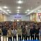 Ketua KPU Kabupaten Sukabumi Kasmin Belle saat mendampingi Komisioner KPU Jawa Barat Adie pada pelantikan petugas kelompok penyelenggara pemungutan suara (KPPS) Kabupaten Sukabumi, dikelurahan Palabuhanratu, Kamis (25/01/2024). (Foto : dok KPU)