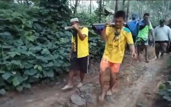 Jalan Rusak di Tegalbuleud Sukabumi