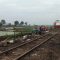 Jalur kereta di petak jalan antara Stasiun Haurpugur dan Stasiun Cicalengka yang menjadi titik kecelakaan kereta Turangga dan Kereta Commuterline Bandung Raya tengah diujicoba, Sabtu (6/1/2024). (KAI Daop 2)