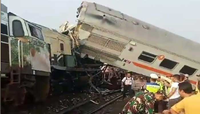 Kecelakaan Kereta Api di Cicalengka