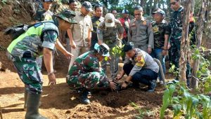 Koramil 0607-11 Cibadak Sukabumi Gencarkan Penanaman di Lahan Kritis