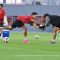 Sejumlah pesepak bola timnas Indonesia melakukan latihan di Lapangan Al Egla 2, Usail, Qatar, Rabu (17/1/2024). (Yusran Uccang)