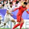 Laga sengit antara Yordania melawan Korea Selatan berakhir imbang 2-2 dalam matchday 2 Grup E Piala Asia 2023 di Al Thumama Stadium pada Sabtu (20/1/2024). AFC