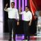 Capres-cawapres nomor urut 1 Anies Baswedan (kiri) dan Muhaimin Iskandar (kanan) tiba di lokasi Debat Keempat Pilpres 2024 di Jakarta Convention Center (JCC), Jakarta, Minggu (21/1/2024). (M Risyal Hidayat).