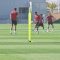 Sejumlah pesepak bola Timnas Indonesia melakukan latihan di Lapangan Al Egla 2, Lusail, Qatar, Senin (22/1/2024). Timnas Indonesia akan bertanding melawan Timnas Jepang pada pertandingan ketiga grup D Piala Asia 2023 di Qatar pada Rabu (24/1/2024). (Yusran Uccang).