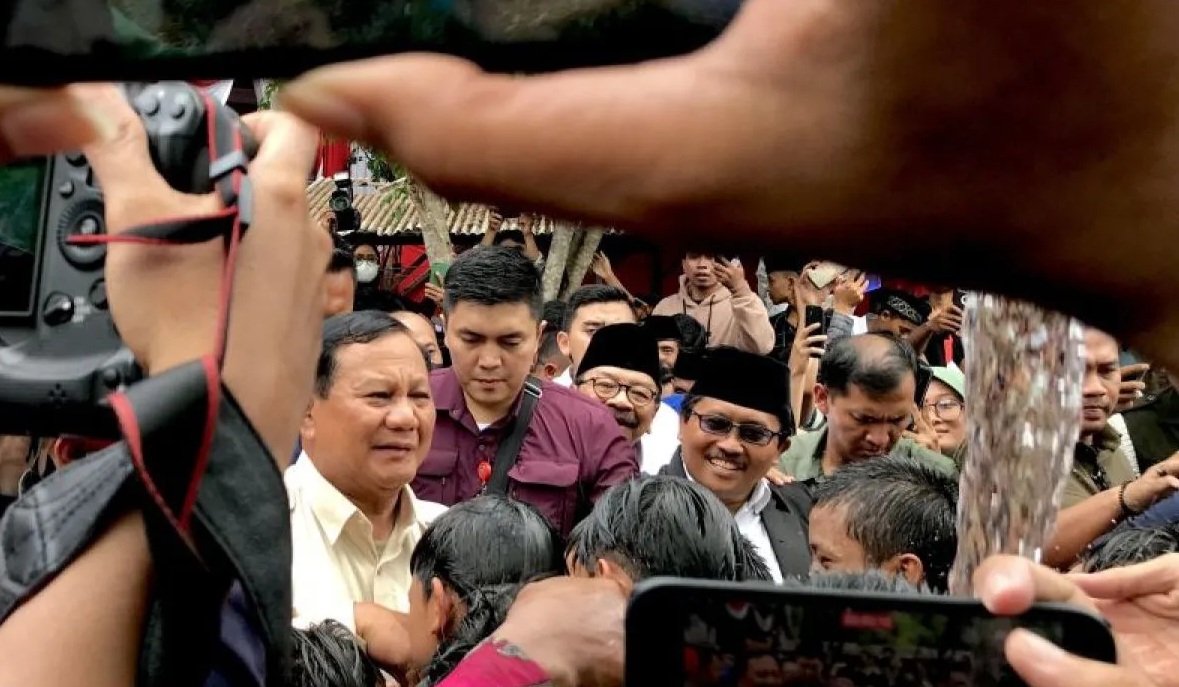 Dokumentasi Menteri Pertahanan, Prabowo Subianto. (Genta T Mawangi)