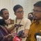 Anggota KPU RI Idham Holik saat memberikan keterangan usai menghadiri acara Uji Coba Tiga Rancangan PKPU di Jakarta, Kamis (11/1/2024). (Hreeloita Dharma Shanti)