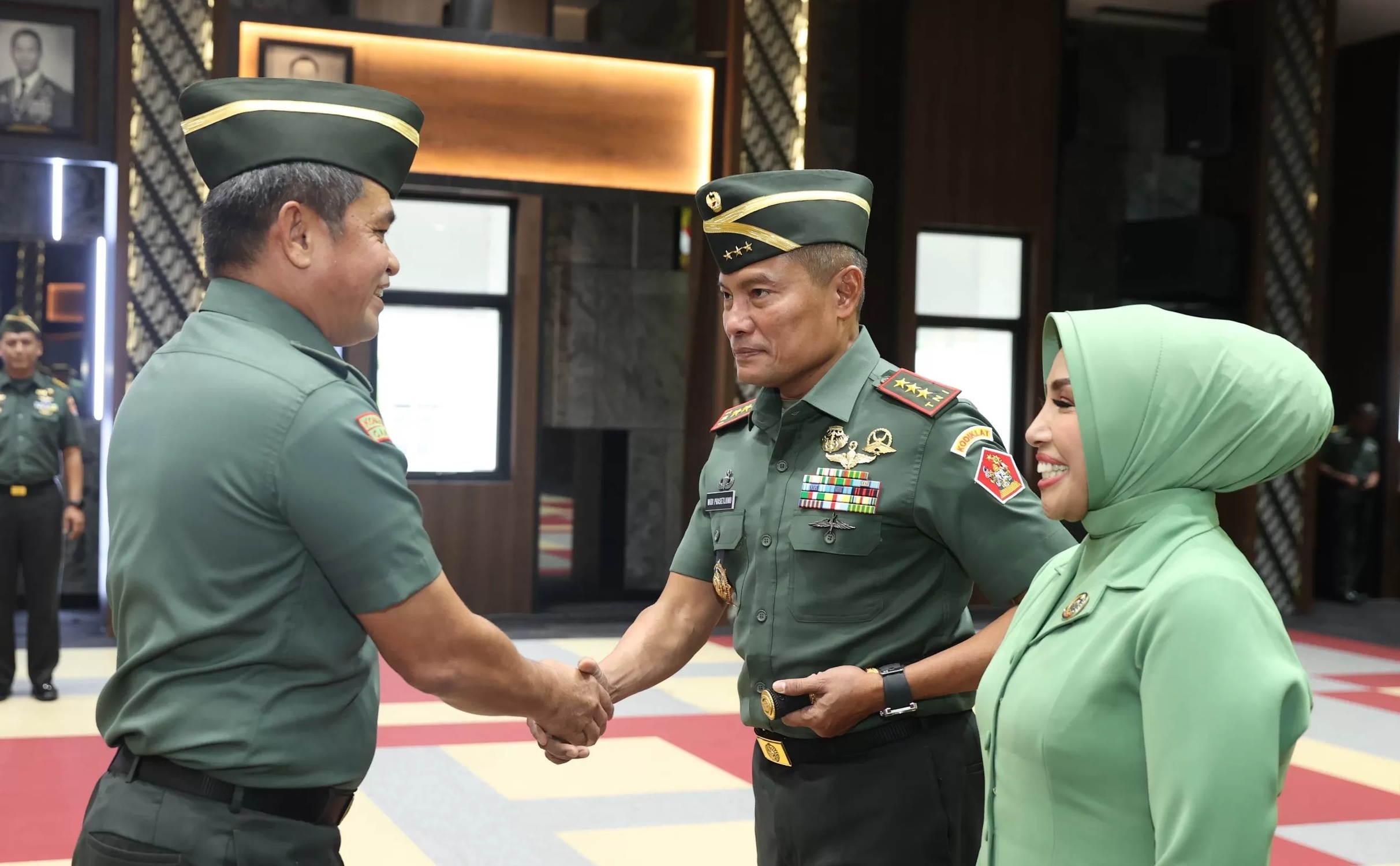 Kepala Staf Angkatan Darat (KSAD) Jenderal TNI Maruli Simanjuntak menerima laporan kenaikan pangkat 30 Perwira Tinggi (Pati) TNI AD. (Istimewa)