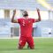 Pemain sayap Timnas Indonesia Yakob Sayuri merayakan keberhasilan mencetak gol pada laga uji coba kontra Libya di Stadion Titanic Mardan, Antalya, Turki, Jumat (5/1/2024). Indonesia takluk dari Libya dengan skor 1-2. (HO-PSSI)