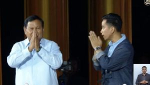 Jelang Pencoblosan Tingkat Elektabilitas Prabowo – Gibran 51,4, Survei TBRC : Makin pasti Satu putaran