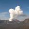 Kawah Gunung Bromo di Provinsi Jawa Timur mengeluarkan asap putih tebal pada Selasa (9/1) pagi. (PVMBG/Antara)