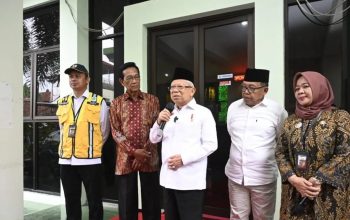 Wakil Presiden Ma'ruf Amin memberikan keterangan di Yogyakarta, Selasa (9/1/2024). (BPMI Setwapres)