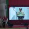 Calon wakil presiden nomor urut 3 Mahfud MD dalam acara bertajuk "Bedah Gagasan & Visi Calon Pemimpin Bangsa" di Universitas Hasanuddin, Kota Makassar, Sulawesi Selatan, Sabtu (13/1/2024). (Zubi Mahrofi)