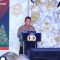 Kapolri Jenderal Pol. Listyo Sigit Prabowo memberikan sambutan dalam acara perayaan Natal 2023 tingkat Mabes Polri, di Auditorium PTIK, Jakarta, Kamis (11/1/2024). (Divisi Humas Polri)