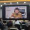 Ketua sementara KPK Nawawi Pomolango berikan pemaparan hasil kerja KPK sepanjang 2023 dalam dalam konferensi pers Kinerja dan Capaian KPK 2023 di Gedung Merah Putih KPK, Jakarta Selatan, Selasa (16/1/2024). (Fianda Sjofjan Rassat)