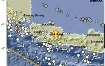 Malam ini wilayah Sumedang kembali diguncang gempa, kali ini gempa terasa hingga Bandung dan sebagian Cianjur.