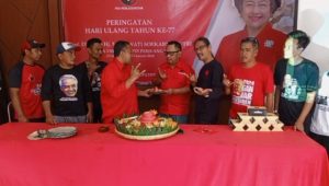 Pesan Kader PDI Perjuangan Kabupaten Sukabumi di Ulang Tahun Megawati, Siap Hattrick!