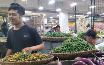 pedagang pasar Kota Sukabumi