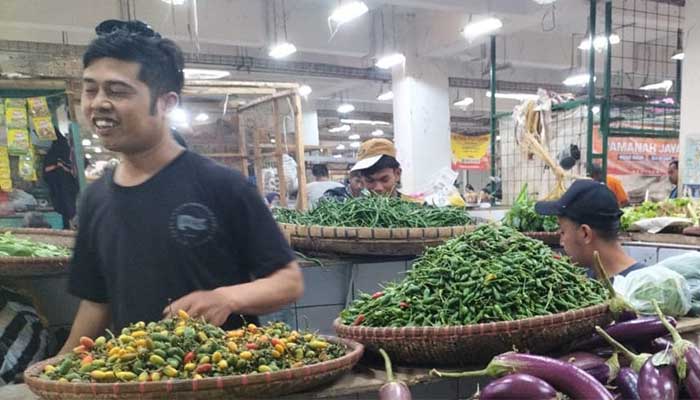 pedagang pasar Kota Sukabumi