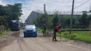 Viral Ditanami Pisang, Jalan Cipatuguran PLTU Palabuhanratu Diurug
