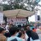 MERIAH : Kemeriahan panggung gembira rakyat Sahabat Ara dan Cristian Damanik, menangkan Prabowo Gibran, di eks Terminal Kota Sukabumi.