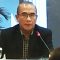 Ketua Komisi Pemilihan Umum, Hasyim Asy'ari, saat press briefing di Kementerian Luar Negeri RI, di Jakarta