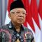 Wakil Presiden (Wapres) K.H. Ma’ruf Amin saat menyampaikan keterangan melalui tayangan video yang diunggah pada kanal Youtube Wapres, Sabtu (10/2/2024). (BPMI Setwapres)