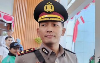 Kapolres Bogor AKBP Rio Wahyu Anggoro di Cibinong, Kabupaten Bogor, Jawa Barat. (M Fikri Setiawan)