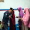 MENYANTUNI : Caleg Partai Perindo DPR RI nomor urut 3 Dapil 4 Jabar, Indra Utama saat melakukan santunan. (foto : dok Tim Indra Utama)
