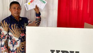 Pesan Ketua KPU Kabupaten Sukabumi Usai Mencoblos, Ayo Gunakan Hak Pilih