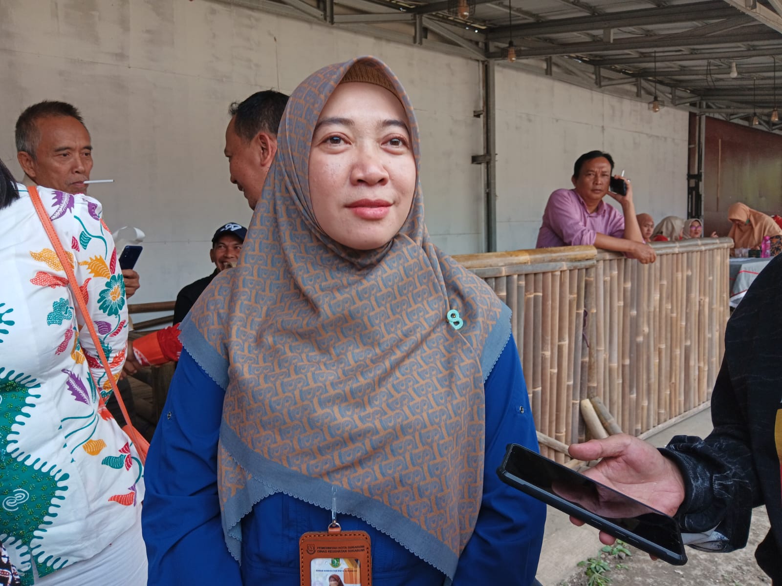 DIWAWANCARA: Kepala Dinas Kesehatan (Dinkes) Kota Sukabumi Reni Rosyida Muthmainnah saat diwawancara Radar Sukabumi, Minggu (4/2).