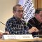 Ketua KPU RI Hasyim Asy'ari saat konferensi pers di Kementerian Kesehatan, Jakarta, Senin (19/2/2024). (Narda Margaretha Sinambela)