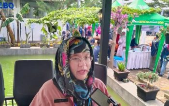 Kepala Dinas Kesehatan Jawa Barat Vini Adiani Dewi memberikan keterangan di RSUD Kesehatan Kerja, Kabupaten Bandung, Selasa (27/2/2024). (Ricky Prayoga)