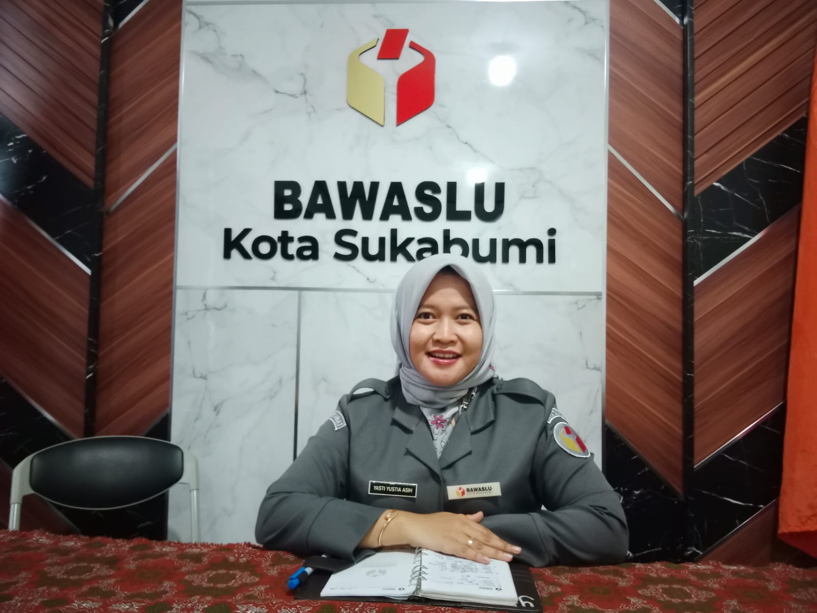 Ketua Badan Pengawas Pemilu (Bawaslu) Kota Sukabumi, Yasti Yustia Asih.