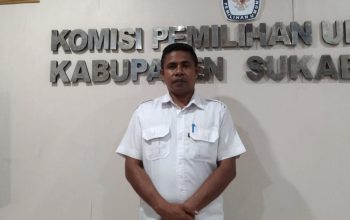 Ketua KPU Kabupaten Sukabumi Kasmin Belle