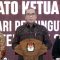 Ketua KPU RI, Hasyim Asyari, saat memberikan pidato di malam H-1 pencoblosan Pemilu Serentak 2024, di Kantor KPU RI, Jalan Imam Bonjol, Menteng, Jakarta Pusat, Selasa malam (13/2)/Repro