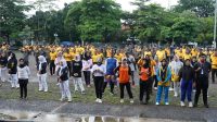 Ciptakan Pemilu Damai, Forkompimda Sukabumi Olahraga Bersama 