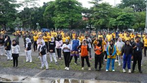 Ciptakan Pemilu Damai, Forkompimda Sukabumi Olahraga Bersama 